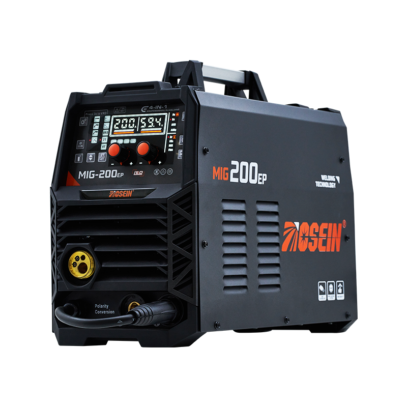 MIG 160/180/200EP Gas/Gasless Soldadora MIG con Control Sinérgico, Pantalla LED, Hot Sell MIG/MMA/Lift TIG/SYN/Aluminio